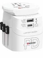 SKROSS    SKROSS World Travel Adapter 1.302474 PRO Light USB AC45PD