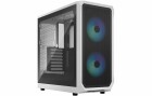 Fractal Design PC-Gehäuse Focus 2 RGB TG Clear Tint Weiss