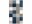 Bild 6 Kleine Wolke Badteppich Caro 70 x 120 cm, Marineblau/Blau/Grau/Weiss