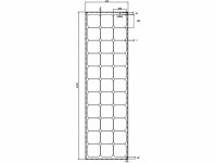 WATTSTUNDE Solarmodul WS125SPS-L Daylight 125 W, Solarpanel