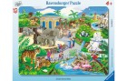 Ravensburger Puzzle Besuch im Zoo, Motiv: Tiere, Altersempfehlung ab