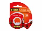 Scotch Handabroller Crystal 19 mm x 15 m, Rollenbreite: 19 mm