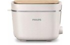 Philips Toaster HD2640/11 Weiss, Detailfarbe: Weiss, Toaster