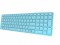 Bild 2 Rapoo Funk-Tastatur E9700M ultraslim Blau, Tastatur Typ