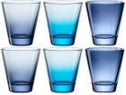Leonardo Trinkglas Salerno 215 ml, 6 Stück, Blau, Glas