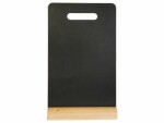 Securit Tischkreidetafel Silhouette Mini Schwarz/Hellbraun