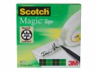 Scotch Klebeband Magic 25 mm x 66 m, Transparent, 1 Rolle