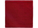 Frottana Waschlappen Pearl 30 x 30 cm, Rot, Bewusste