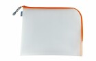HERMA Etui Mesh Bag 36 x 28 cm/ Orange/Weiss