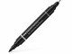 Faber-Castell Tuschestift Pitt Artist Pen Dual Schwarz, Set: Ja