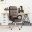 Bild 0 vidaXL Bürostuhl mit Massagefunktion Braun Kunstleder