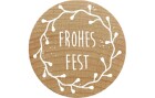 Woodies Stempel Frohes Fest 1 Stück, Motiv: Festtage, Detailfarbe