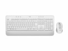 Logitech Tastatur-Maus-Set - MK650 Combo for Business White