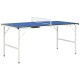 vidaXL , Farbe: Blau, Material: MDF und Stahl, Abmessung: 152