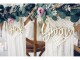 Partydeco Hochzeitsaccessoire Stuhlschild Bride Groom 2 Stück