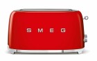 SMEG Toaster 50's Style TSF02RDEU Rot, Detailfarbe: Rot, Toaster