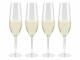 FURBER Champagnerglas 260 ml, 4 Stück, Material: Kristallglas