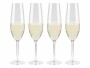 FURBER Champagnerglas 260 ml, 4 Stück, Material: Kristallglas