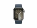 Apple Watch Series 9 41 mm LTE Silber Sport