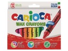 Carioca Wachsmalstifte Maxi Wax 12 Stück, Mehrfarbig, Set: Ja
