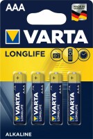 VARTA     VARTA Batterie 4103101414 Longlife, AAA/LR03, 4 Stück, Kein