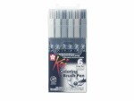 Sakura Fasermaler Koi Coloring Coloring Grey 6er Set, Set