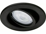 Philips Fresco Einbauspot 4.6W, 2700 Kelvin, schwarz, Leuchten