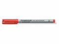 Staedtler Folienstift Lumocolor 315 M Rot, wasserlöslich