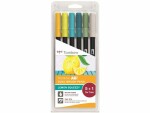 Tombow Brushpen Lemon Squeezy 6er-Set, Strichstärke: Keine