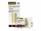 Scotch Klebeband 550 15 mm x 33 m, Transparent