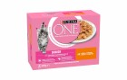 Purina ONE Nassfutter JUNIOR in Sauce Huhn/Karotten, 8 x 85g