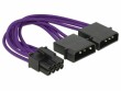 DeLock Stromadapter 2x Molex zu 8Pin für Grafikkarte, 15