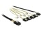 Bild 3 DeLock SATA-Kabel 4x SATA-SFF-8087 Reverse Breakout 100 cm