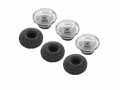 Poly - Ear tips kit for headset - small - black (pack of 3