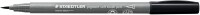 STAEDTLER Fasermaler mit Pinselspitze 372-99 intsiv schwarz