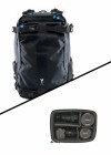 NYA-EVO Rucksack Fjord 36, schwarz inkl. Fotoeinsatz RCI S