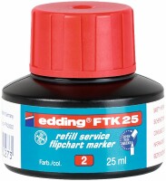 EDDING Nachfülltusche FTK25 25ml FTK-25-002 rot, Kein