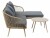 Bild 7 COCON Loungeset Morcote, Beige/Grau, 4 Sitzplätze, Material