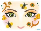 Herma Stickers Tattoos Face Art Honey Bee, 1 Stück, Verpackungseinheit
