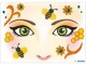 Herma Stickers Tattoos Face Art Honey Bee, 1 Stück, Verpackungseinheit