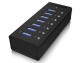 RaidSonic ICY BOX USB-Hub IB-AC618, Stromversorgung: Netzteil, USB