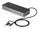 STARTECH .com USB-C & USB-A Dock, Hybrid Universal Triple Monitor