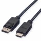 ROLINE GREEN DisplayPort 3,0m Kabel DP ST - HDTV ST, LSOH, schwarz