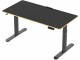 Ultradesk Gaming Tisch Pulsar Schwarz, Beleuchtung: Nein