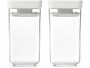 Brabantia Vorratsdose Tasty+ 0.3 l, Hellgrau/Transparent, Produkttyp