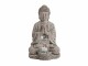 G. Wurm Windlicht Buddha, Detailfarbe: Grau, Detailmaterial