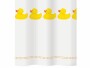 diaqua® Duschvorhang Duckie 120 x 200 cm, Gelb/Weiss, Breite