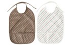 OYOY Lätzchen Bip Striped 2er Set, H37 x W27