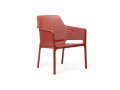 Nardi Stuhl Net Relax, Rot, Detailfarbe: Rot, Material: Kunststoff