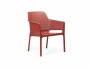 Nardi Stuhl Net Relax, Rot, Detailfarbe: Rot, Material: Kunststoff